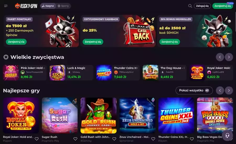 RockySpin android