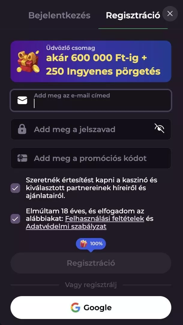 RockySpin hivatalos weboldal